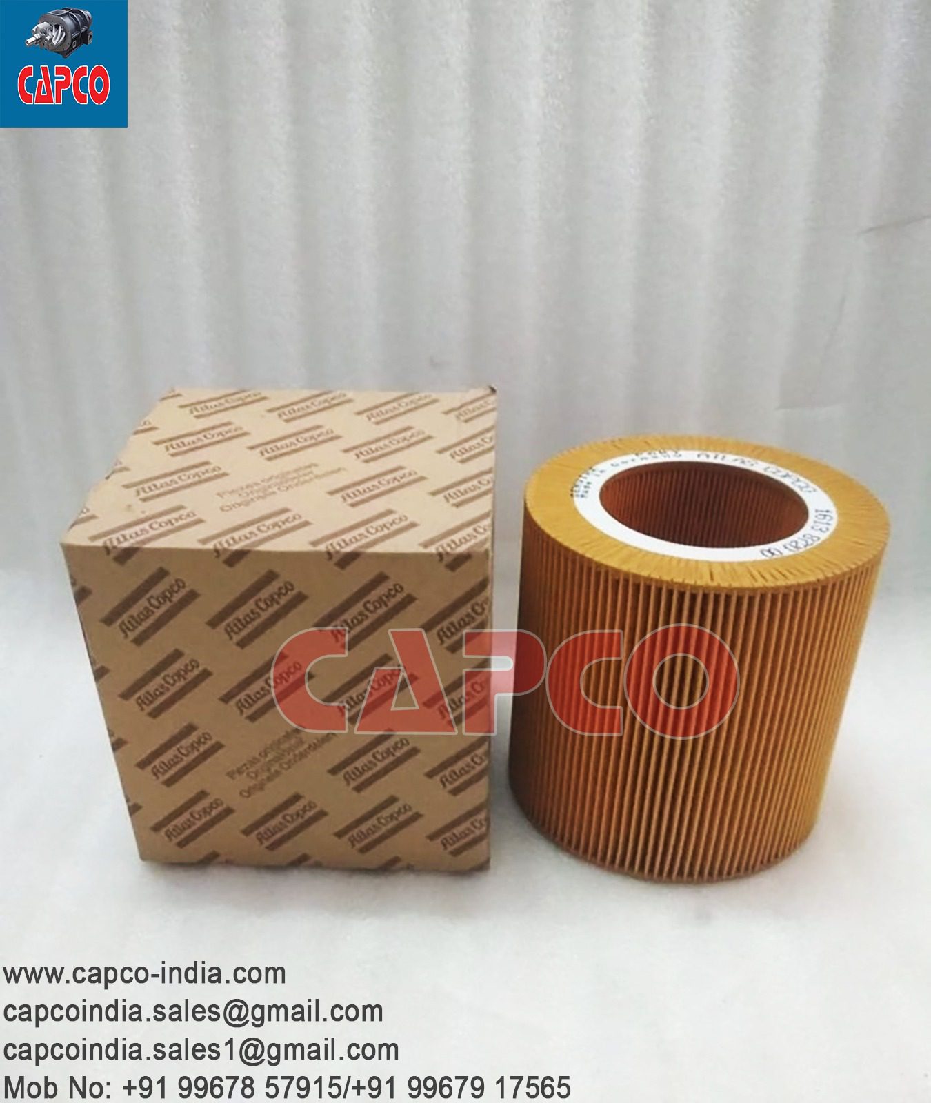 AIR FILTER ELEMENT - 1613872000 ATLAS PRINT