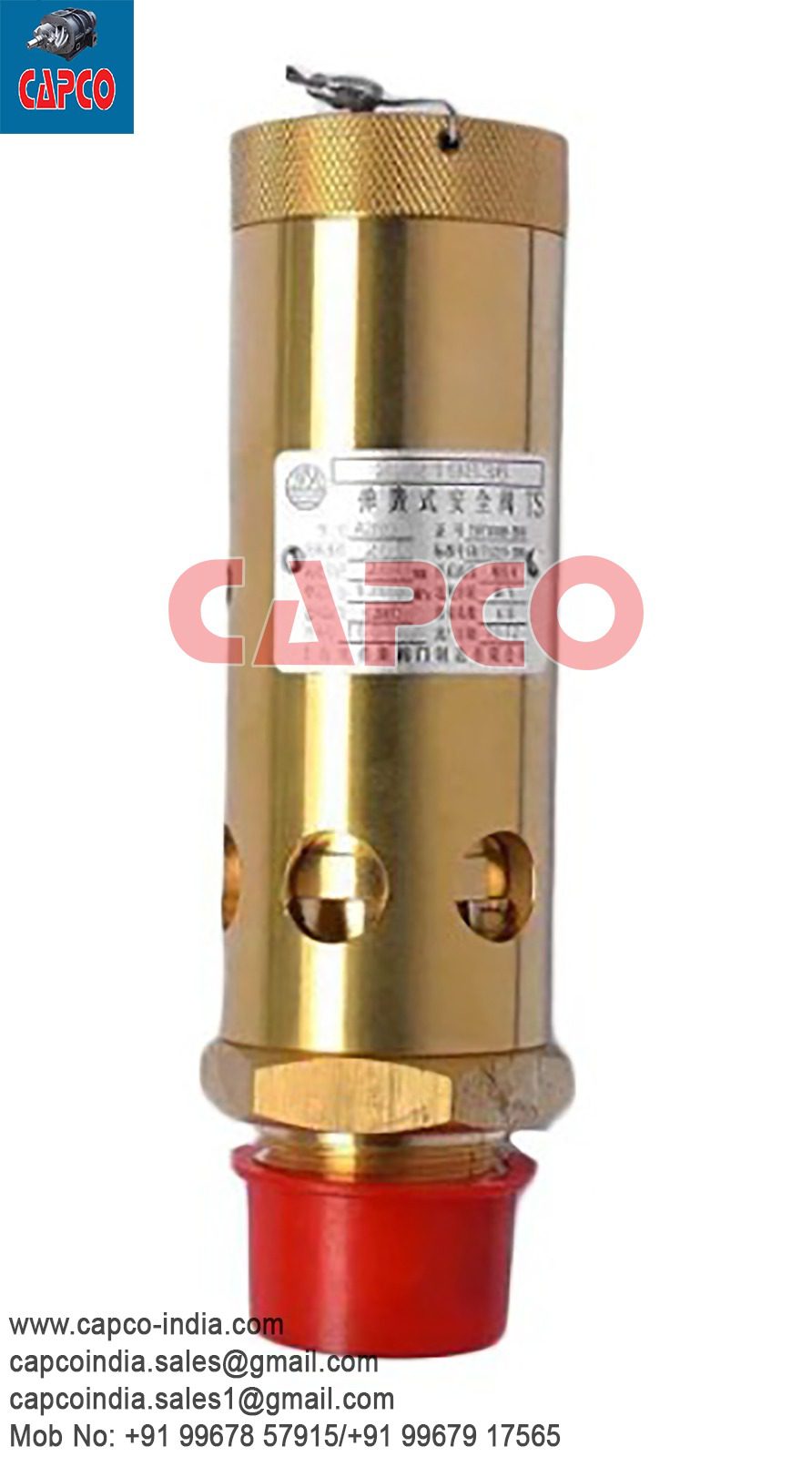 SAFETY VALVE - 0830100768