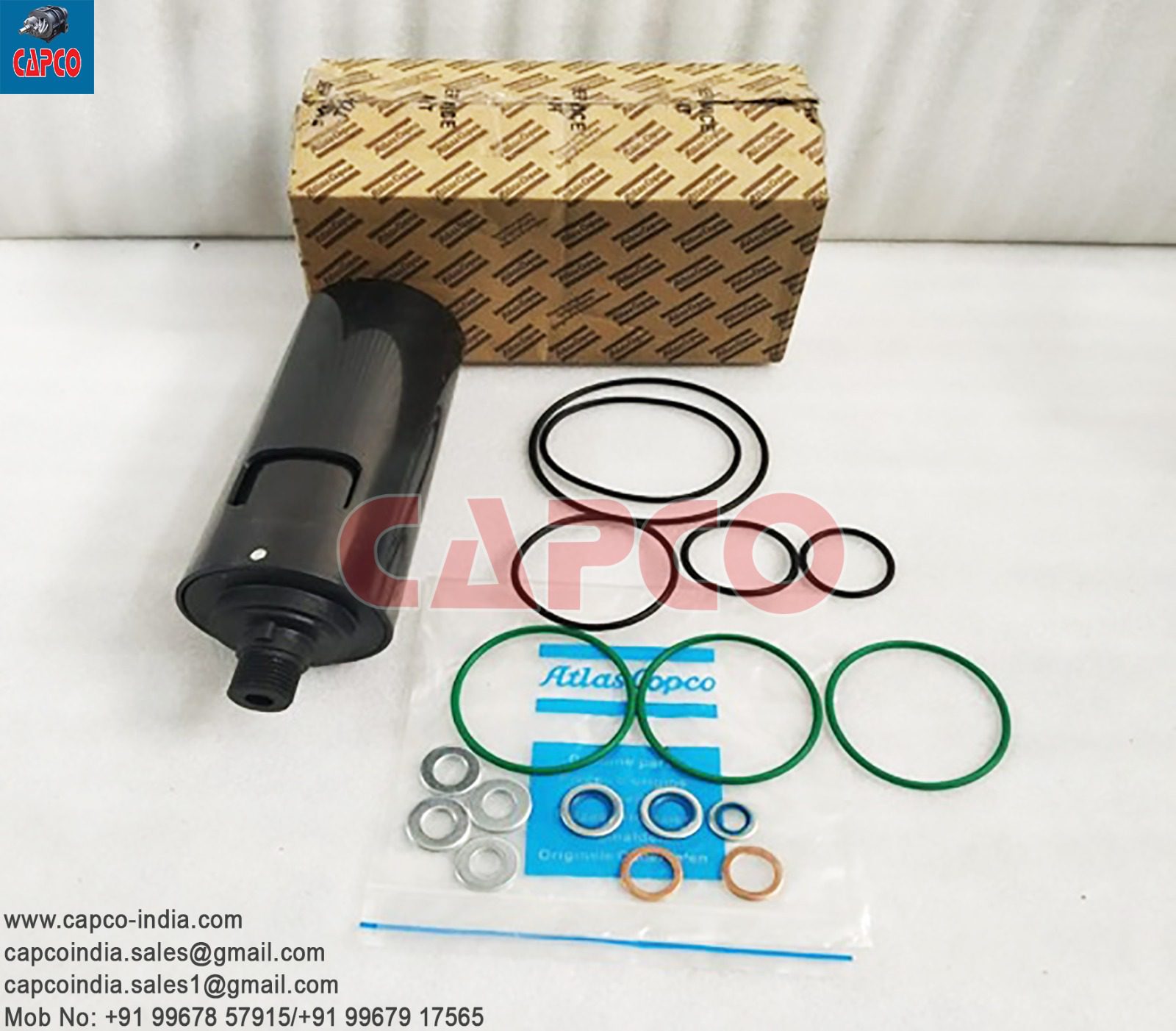 DRAIN VALVE KIT - 2901021900 WITH WASHERS AS PER OEM