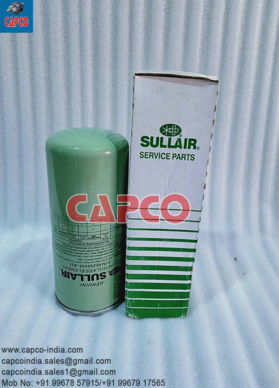 OIL FILTER - 02250049-821 SULLAIR PRINT