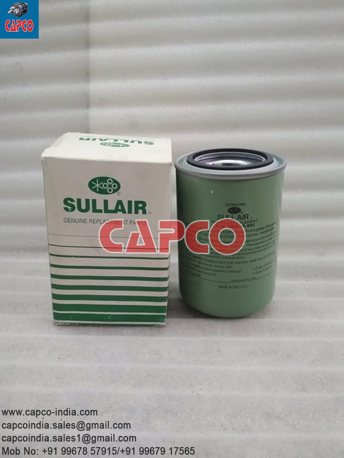 OIL FILTER - 250026-982 SULLAIR PRINT