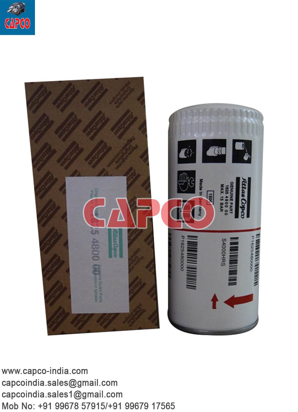 OIL FILTER - 1625480000 ATLAS PRINT