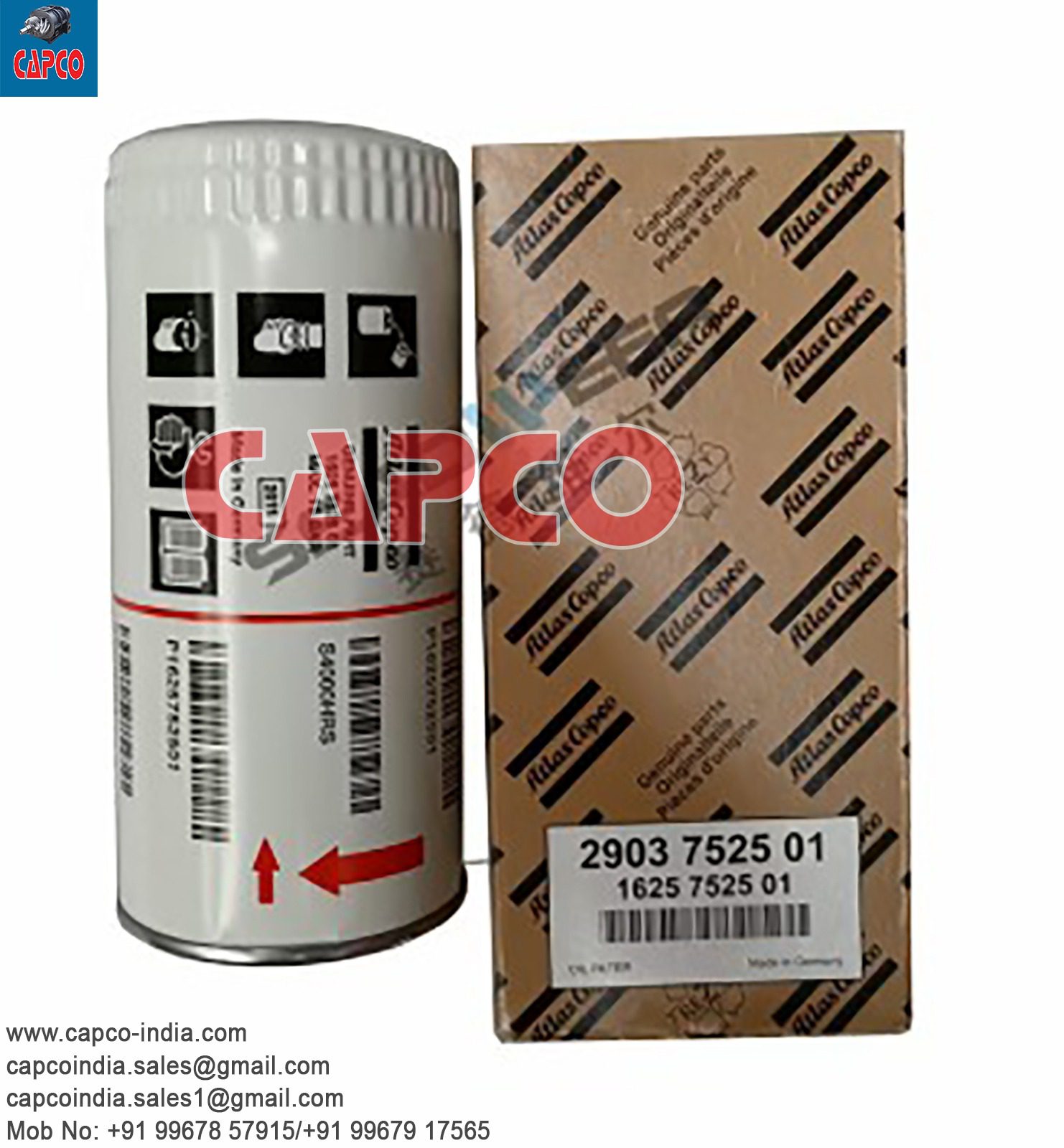 OIL FILTER - 2903752501 ATLAS PRINT